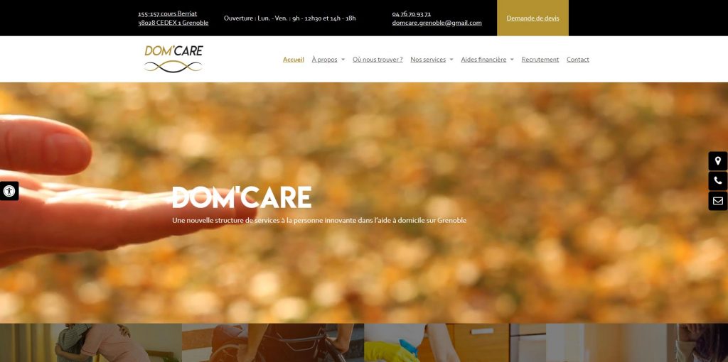 DOM’CARE, aide à la personne Grenoble