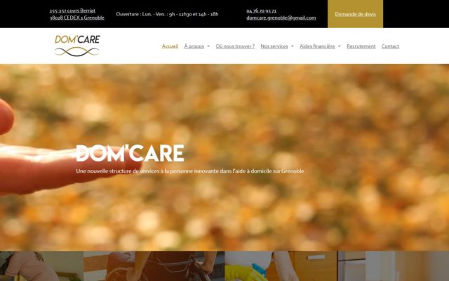 DOM'CARE, aide à la personne Grenoble